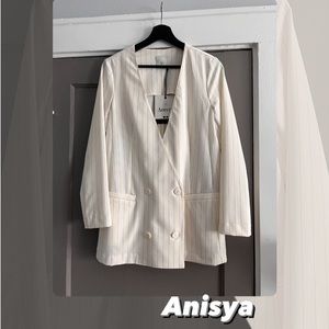 NWT Anisya Double Breasted Blazer